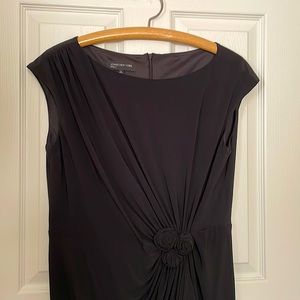 Black Rushed Dress